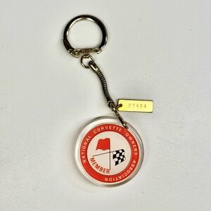 Vintage National Corvette Owners Association NCOA Member Keychain